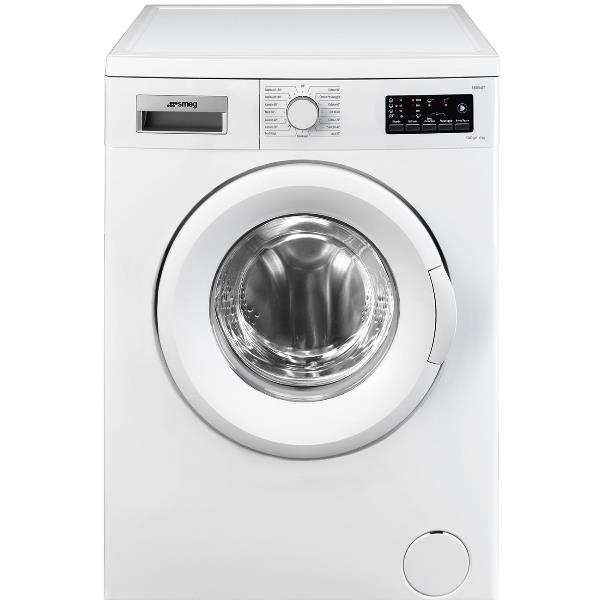 Descrizione del prodotto: Lavatrice Slim 6kg con classificazione energetica A+++ e 1000 giri/min, marchio Smeg. Prodotto pensato per la conservazione dell'energia e rispettoso dell'ambiente. 8017709297114 | initpc.it
