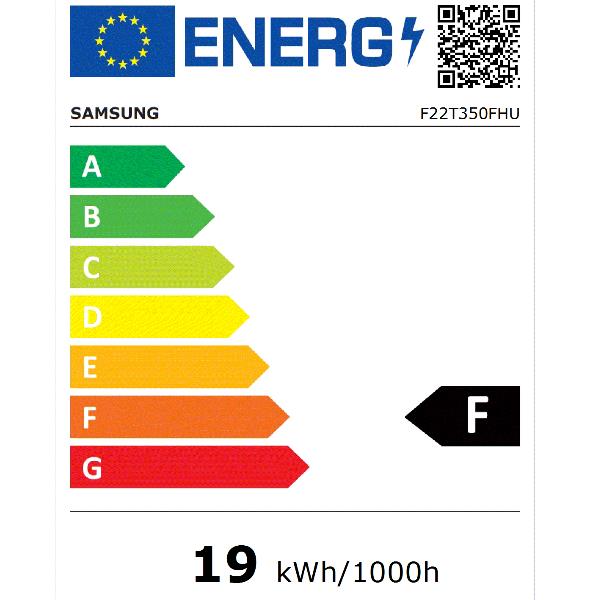 Monitor Samsung F22T350, 21,5 pollici, schermo a cristalli liquidi IPS, risoluzione 1920x1080 pixel. 8806090961885 | initpc.it