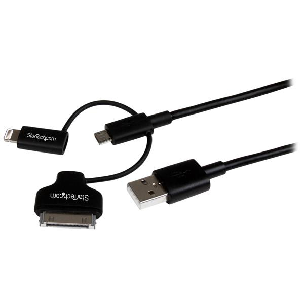 Cavo 3 in 1 Usb a Micro Usb Startech Cables Ltadub1mb 65030859059