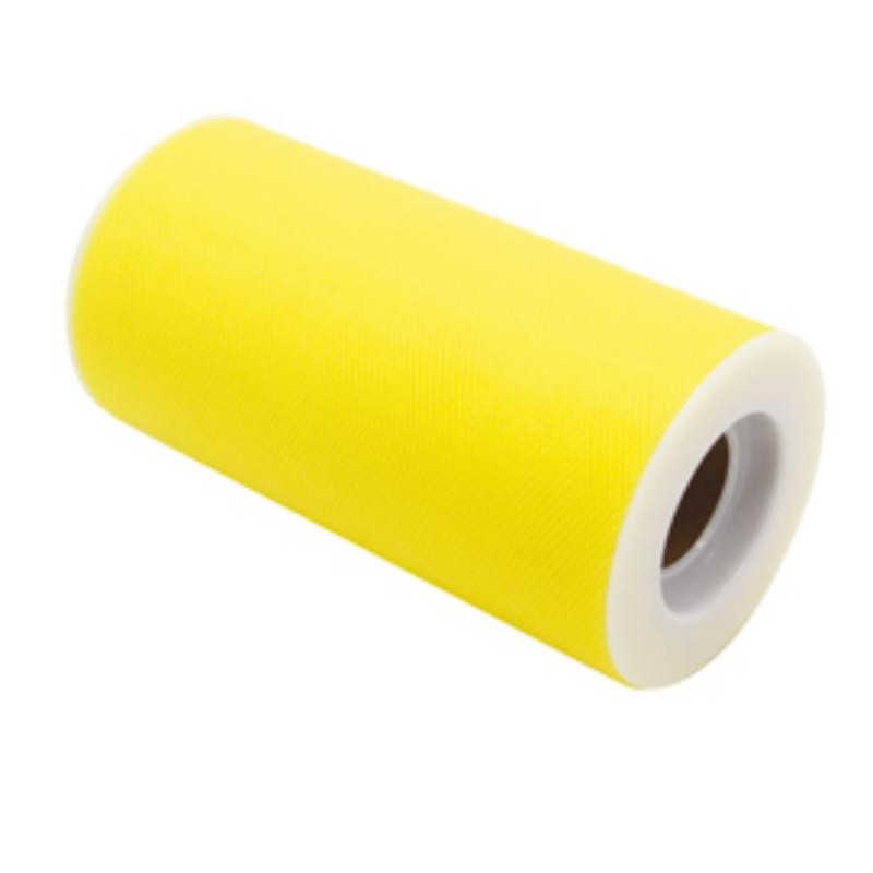 Tulle in Rotolo 12 5cmx25mt Giallo Big Party 85073 8020834850734