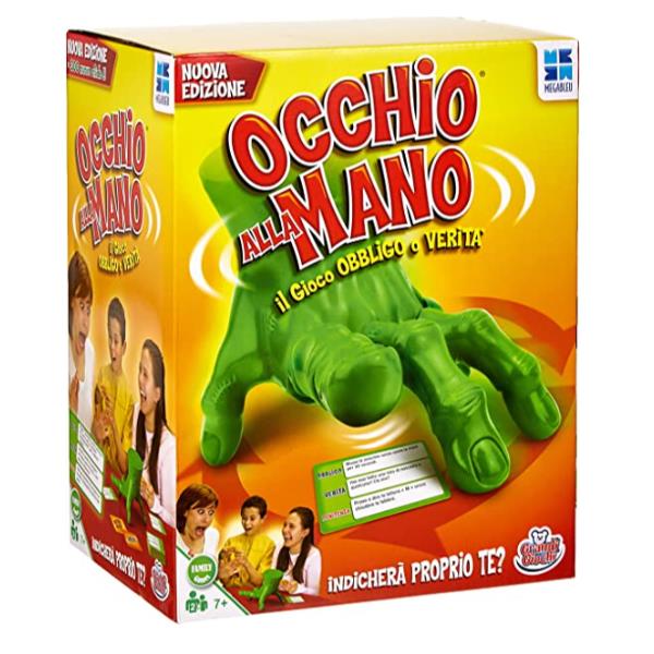 Immagine di un giocattolo divertente 'occhio alla mano' della marca Grandi Giochi, ideale per bambini in età scolastica. 3760046785763 | initpc.it