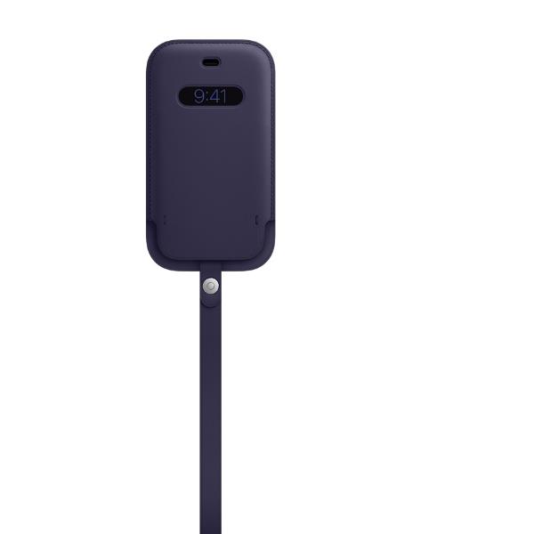 Scatola di imballaggio per iPhone 12 Mini in pelle profonda viola, marchio Apple. 0194252467602 | initpc.it