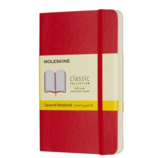 Taccuino Pocket Rig Rosso Quadretti Moleskine Mm712r 9788862930291