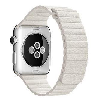 42mm White Leather Large Apple Mmax2zm a 888462855808