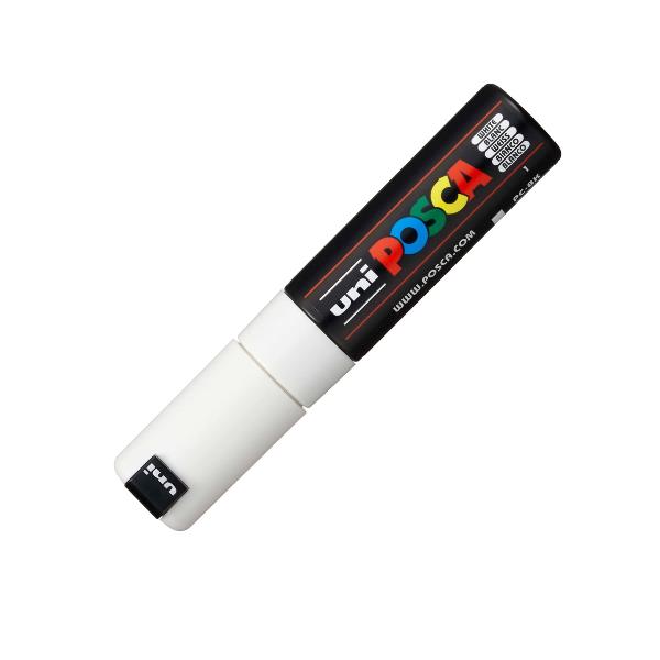 Posca Scalpel Bianco, strumento per la pittura e la calligrafia da Osaka, utilizzato per creare linee sottili e precise. 4902778148792 | initpc.it