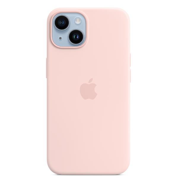 Iphone 14 Silicone Case Chalk Pink Apple Mprx3zm a 194253416050