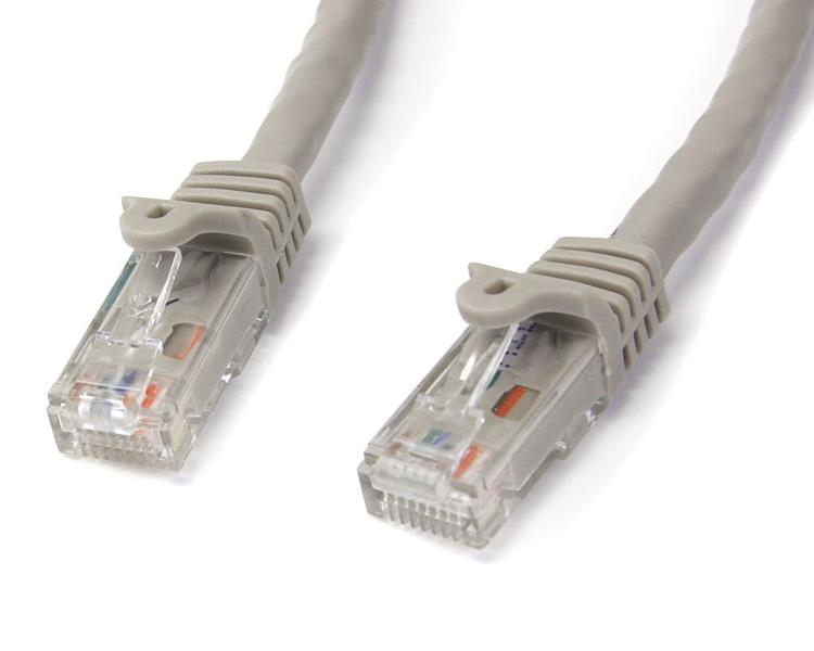 Immagine di un cavo di rete CAT6 con connettore RJ45 UTP, marchio Startech. Cavo di alta qualità per reti locali e internet veloci. 0065030855716 | initpc.it