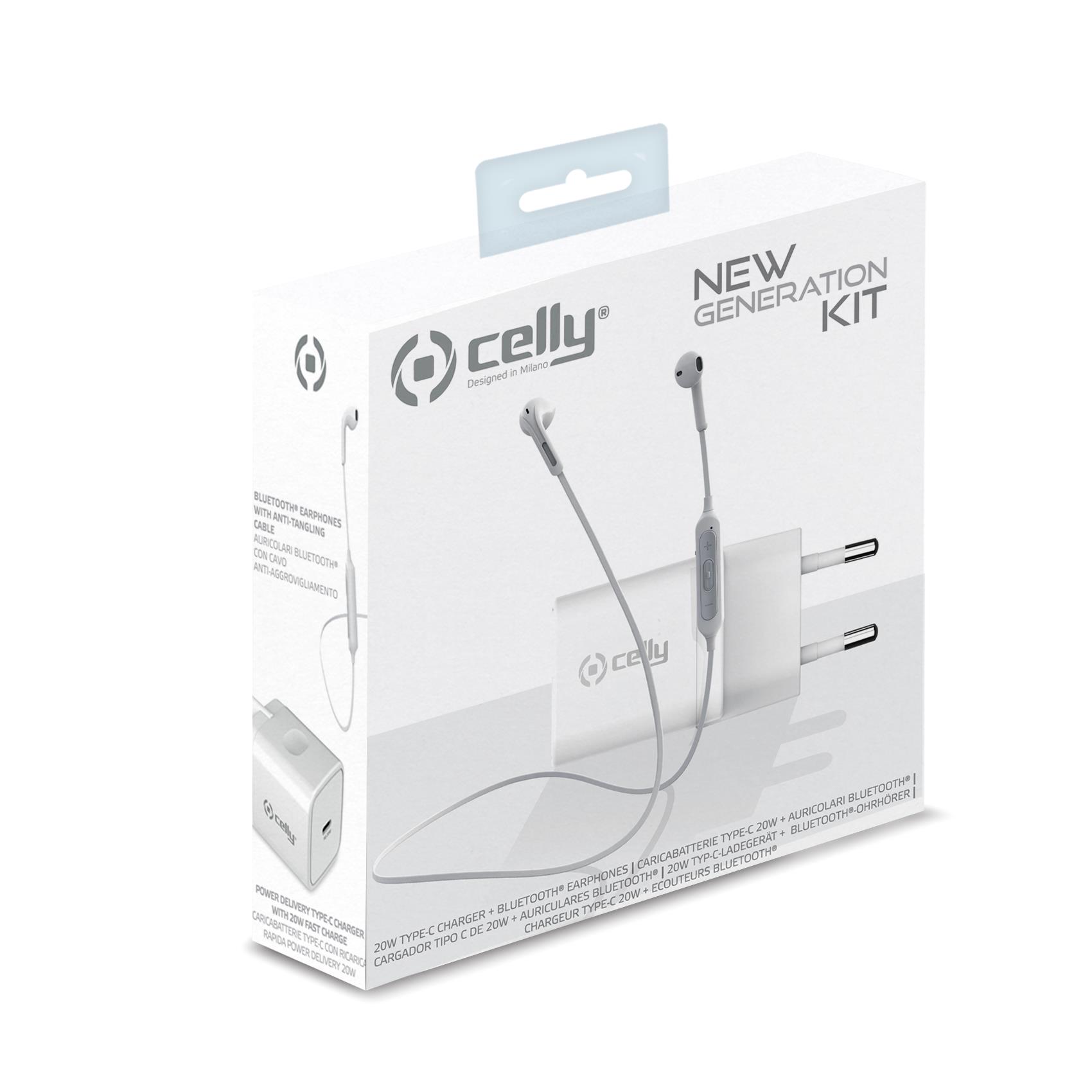 Kit completo di ricarica da viaggio: carica i tuoi dispositivi con la potenza di 20W e proteggi lo smartphone con il caso BHDrop. Brand: Celly 8021735188827 | initpc.it