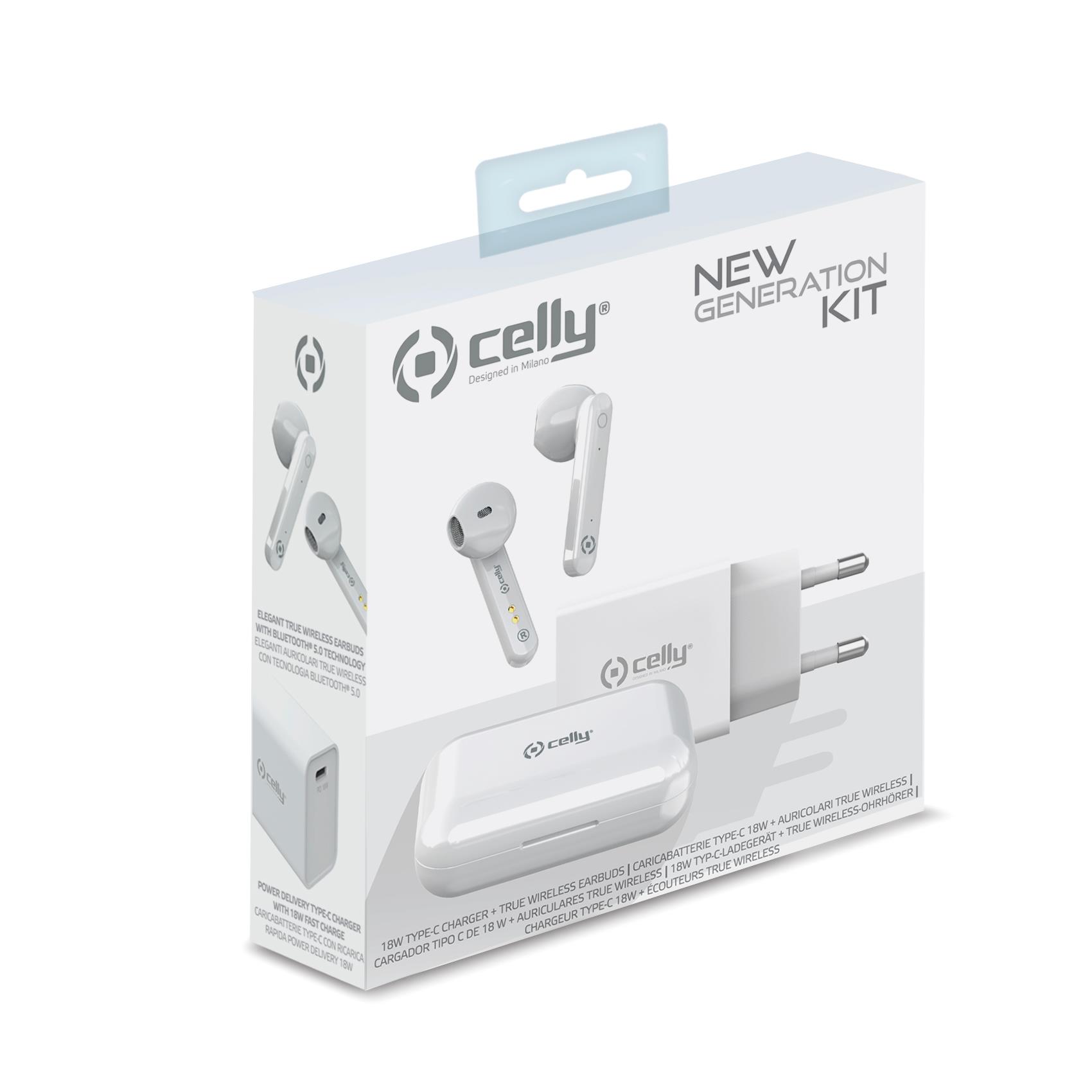Travel Charger Buz1 Kit Wh Celly Newgenkitprowh 8021735762850