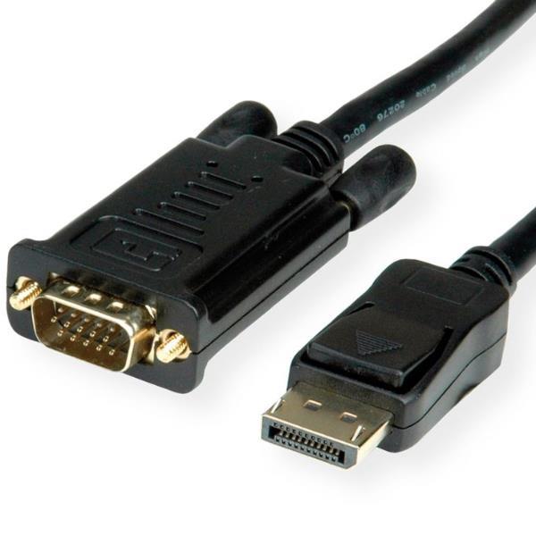 Cavo di connessione Display Port VGA 3M Premium della marca Nilox, progettato per una connessione stabile e veloce tra dispositivi video. 0793596758898 | initpc.it