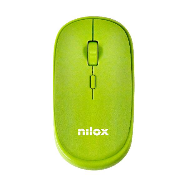 Mouse Wireless Green Nilox Nxmowiclrgr01 8054320845867