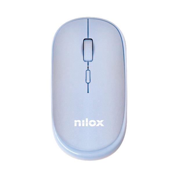 Mouse Wireless Light Blue Nilox Nxmowiclrlbl01 8054320845881