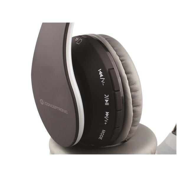 Bluetooth Headset Speaker Black Conceptronic Parris01b 4015867206300