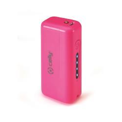Powerbank 2200 Fluo Pink Celly Pb2200fluopk 8021735717881