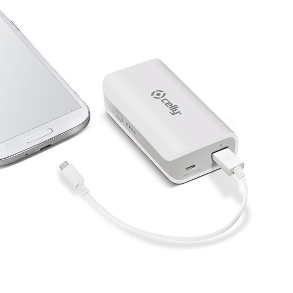 Universal Power Bank 4000 Mah Wh Celly Pb4000wh 8021735113096