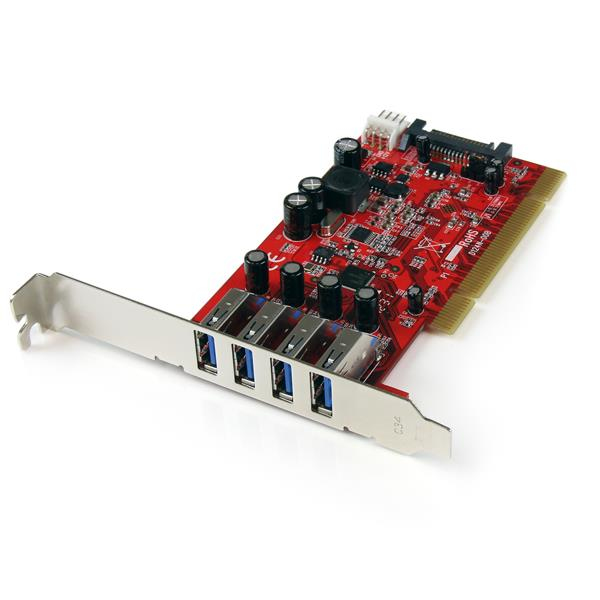 Scheda Pci 4 Porte Usb Startech Comp Cards And Adapters Pciusb3s4 65030849517