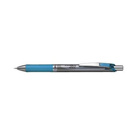 Portafoglio in pelle sintetica con chiusura zipper, marchio Pentel, colore azzurro, modello CF12PORTAMINE ENERGIZER 0.7 AZZ 4902506071149 | initpc.it