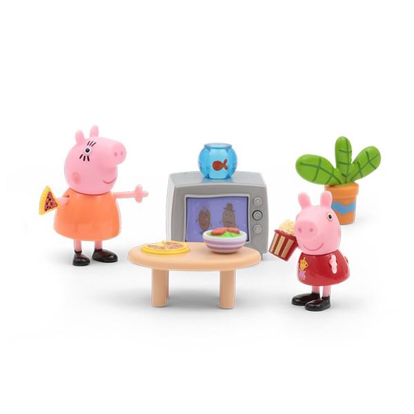 Peppa Pig Stanze Mini Playset 2 Mod Giochi Preziosi Ppc43000 8056379074762