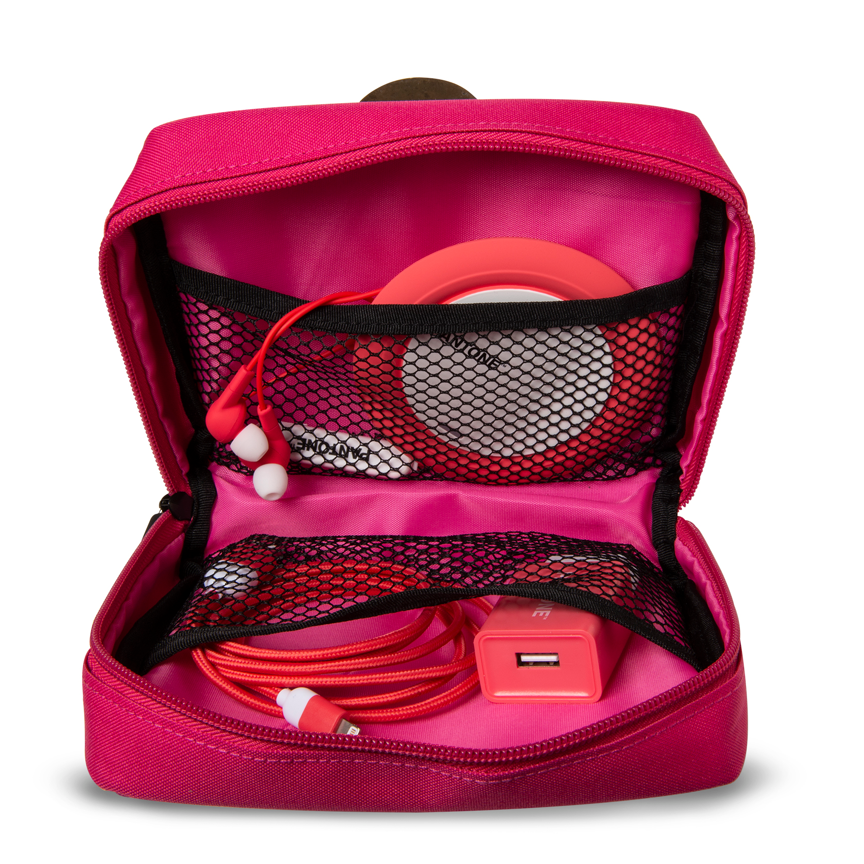Borsa di viaggio fucsia con logo PANTONE, stile sofisticato e design elegante 4713213363072 | initpc.it