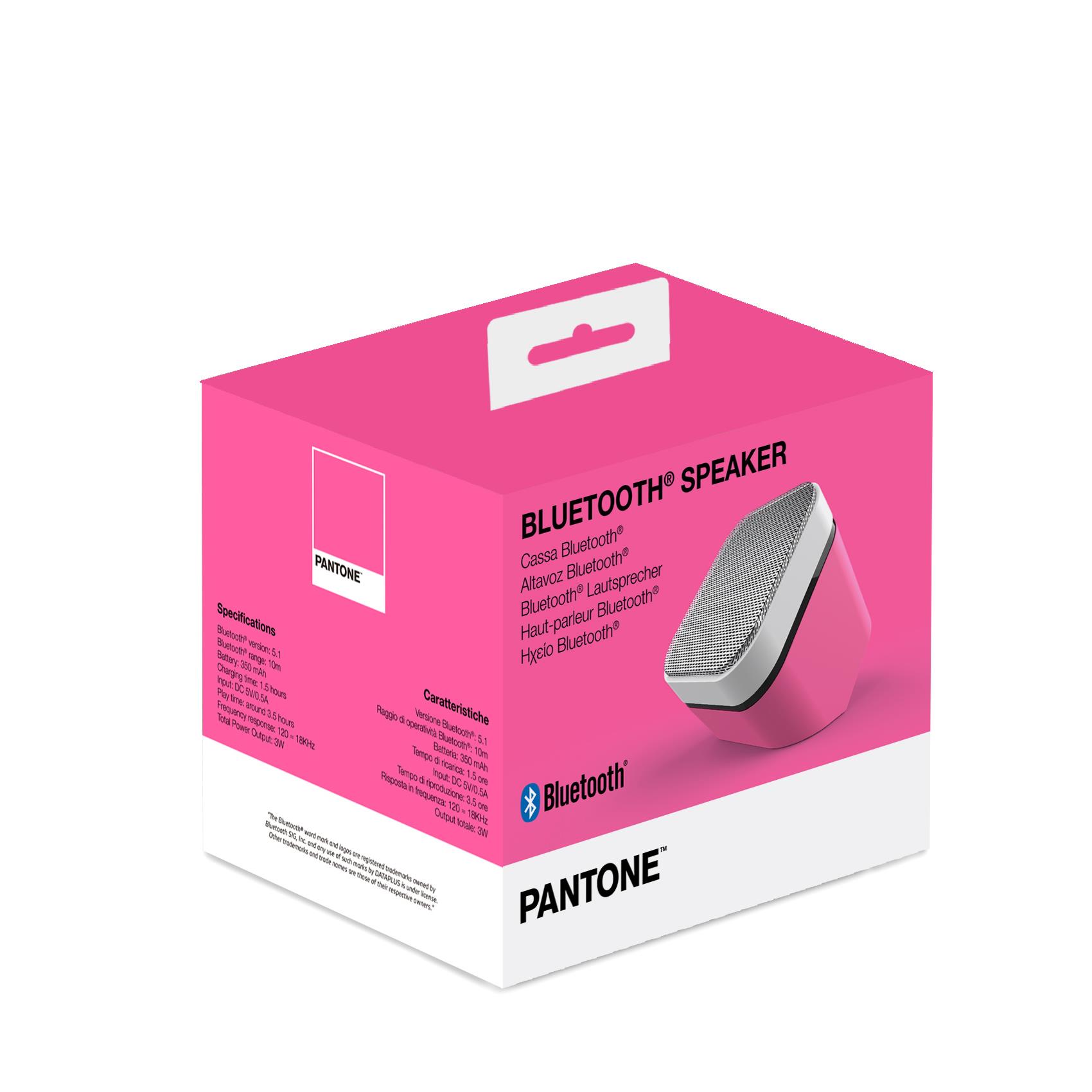 Pantone Speaker Fluo Pink Pantone Pt Bs003r 4713213367315