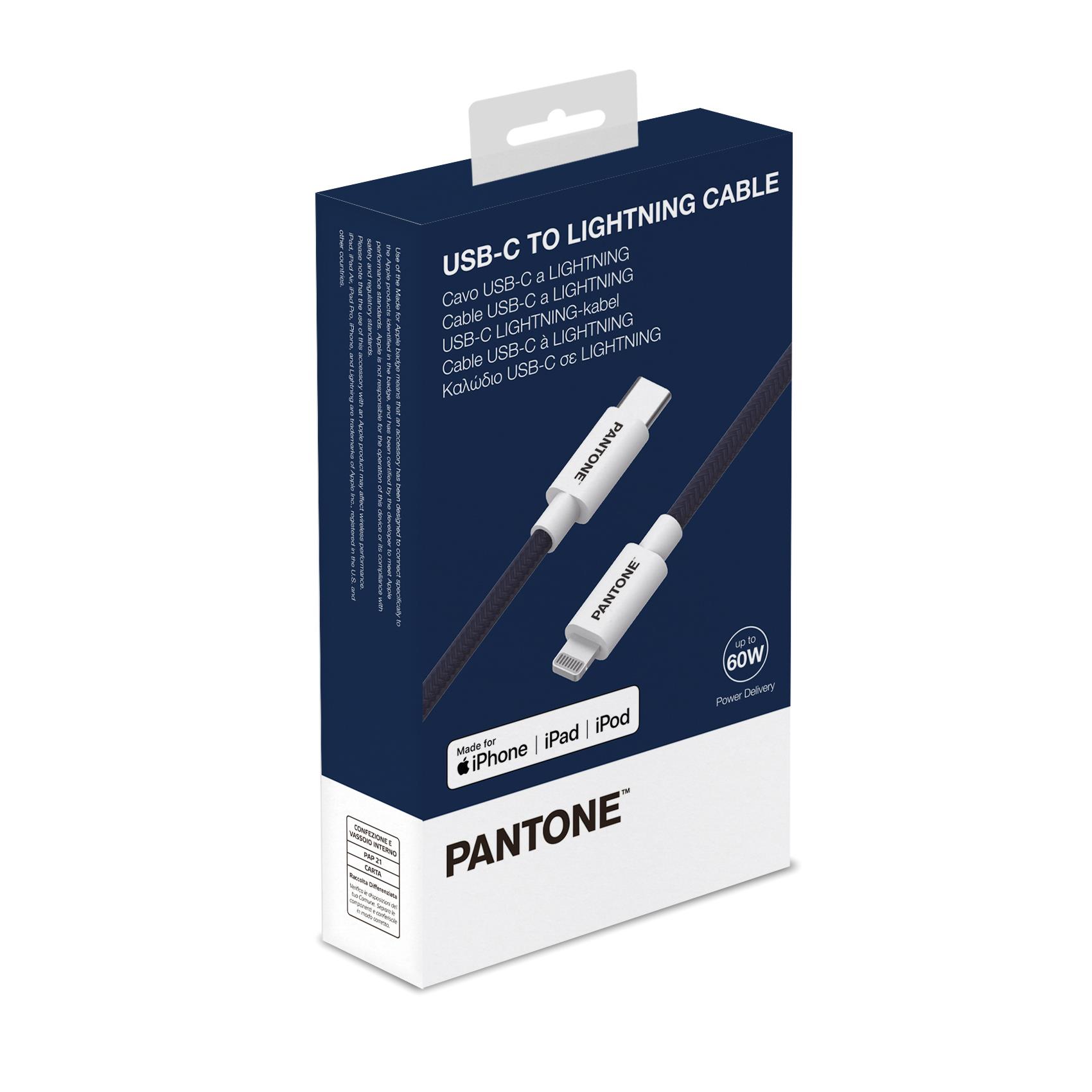 Pantone Usbc Light Cable Navy Pantone Pt Ctl002 5n 4713213365878