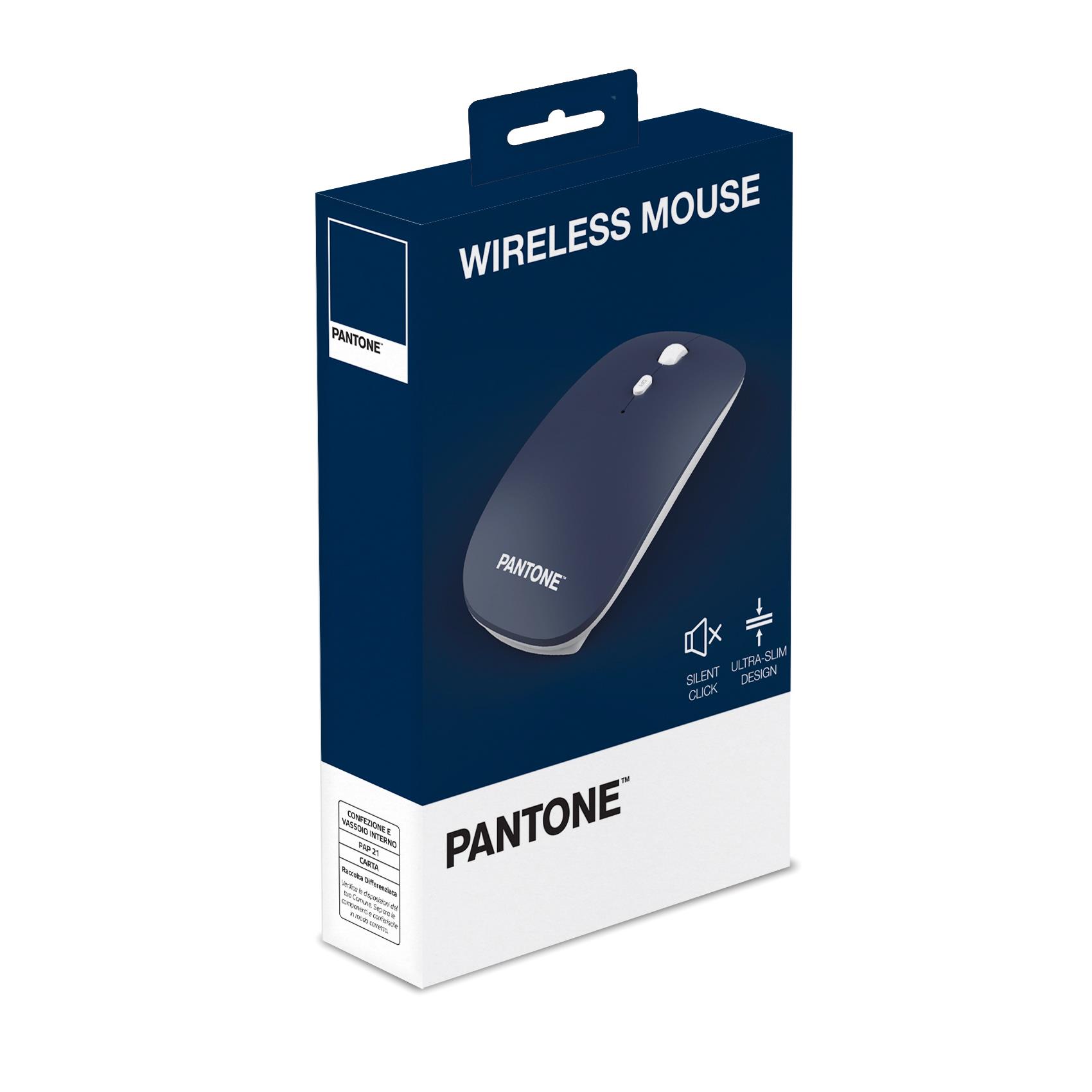 Wireless Mouse Navy1 Pantone Pt Kb09mn 4713213365380