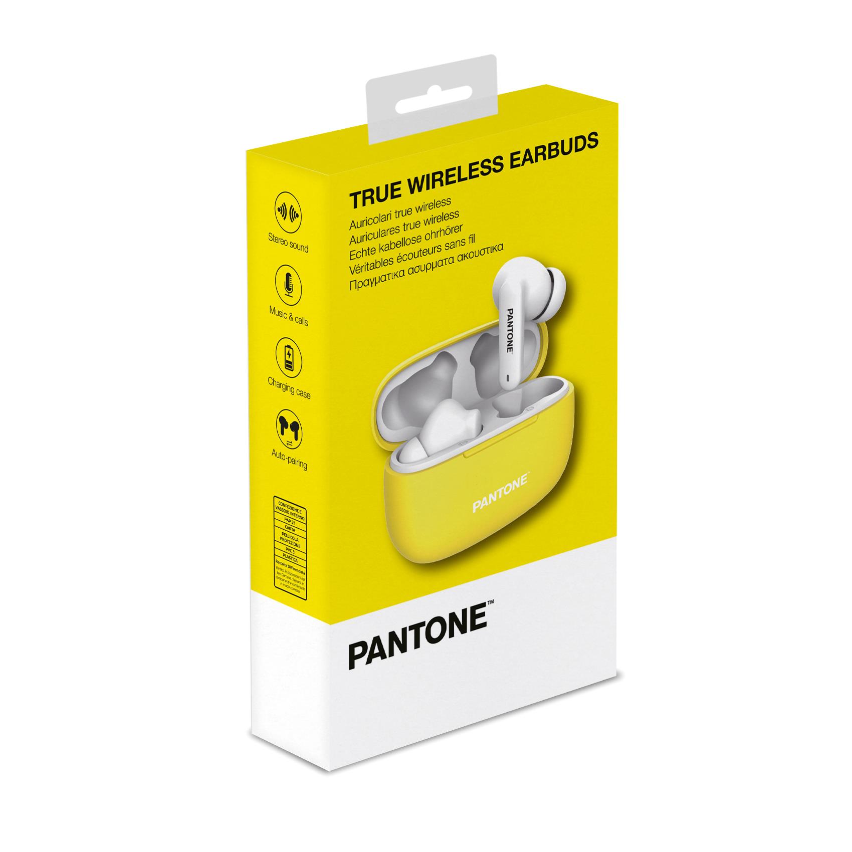 Pantone Tws in Ear Yellow Pantone Pt Tws008y 4713213365908