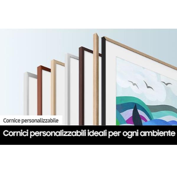 TV a schermo curvo Samsung modello Poll Frame della serie 2022, dimensioni 50 pollici, tecnologia avanzata per una visione immersiva. 8806094218282 | initpc.it