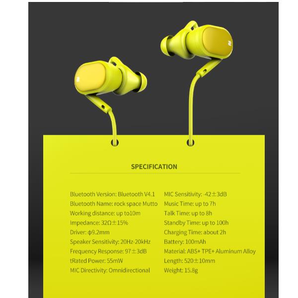 Cuffietta Bluetooth gialla con design rock, adatta per ascoltare musica in libertà, prodotta da Prodotti Bulk. 6971680471029 | initpc.it