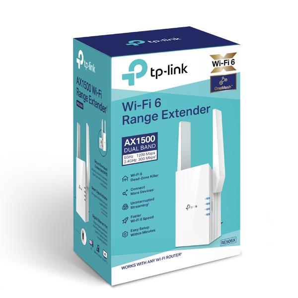 Ax1500 Wi Fi 6 Range Extender Tp Link Re505x 6935364089511