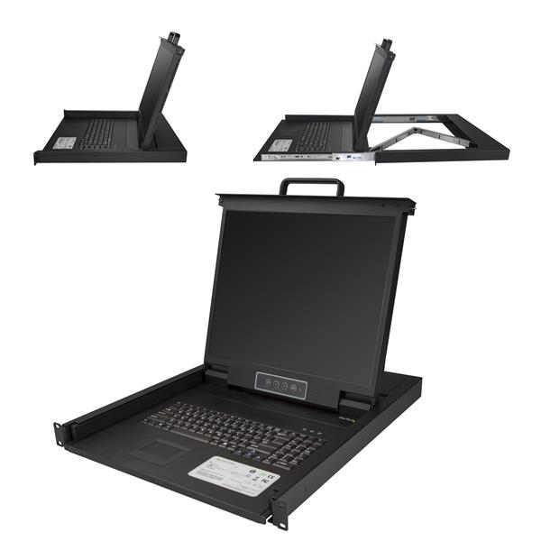 Console KVM per rack con VGA, compatibile con rack 19, marchio Startech. Supporta fino a 8 porte da 16 pollici in alta risoluzione, connettività wireless e cavo USB-A per la connessione facile. Risparmia spazio grazie alla progettazione compacta in un singolo slot 1U. 0065030872492 | initpc.it