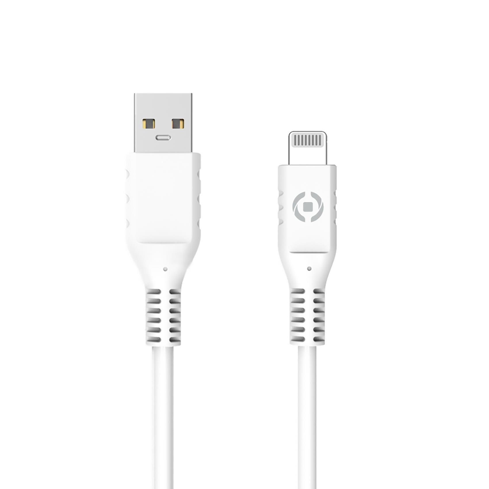 Cavo di ricarica USB-C a Lightning 12W da Celly, compatibile con iPhone e dispositivi Apple 8021735196204 | initpc.it