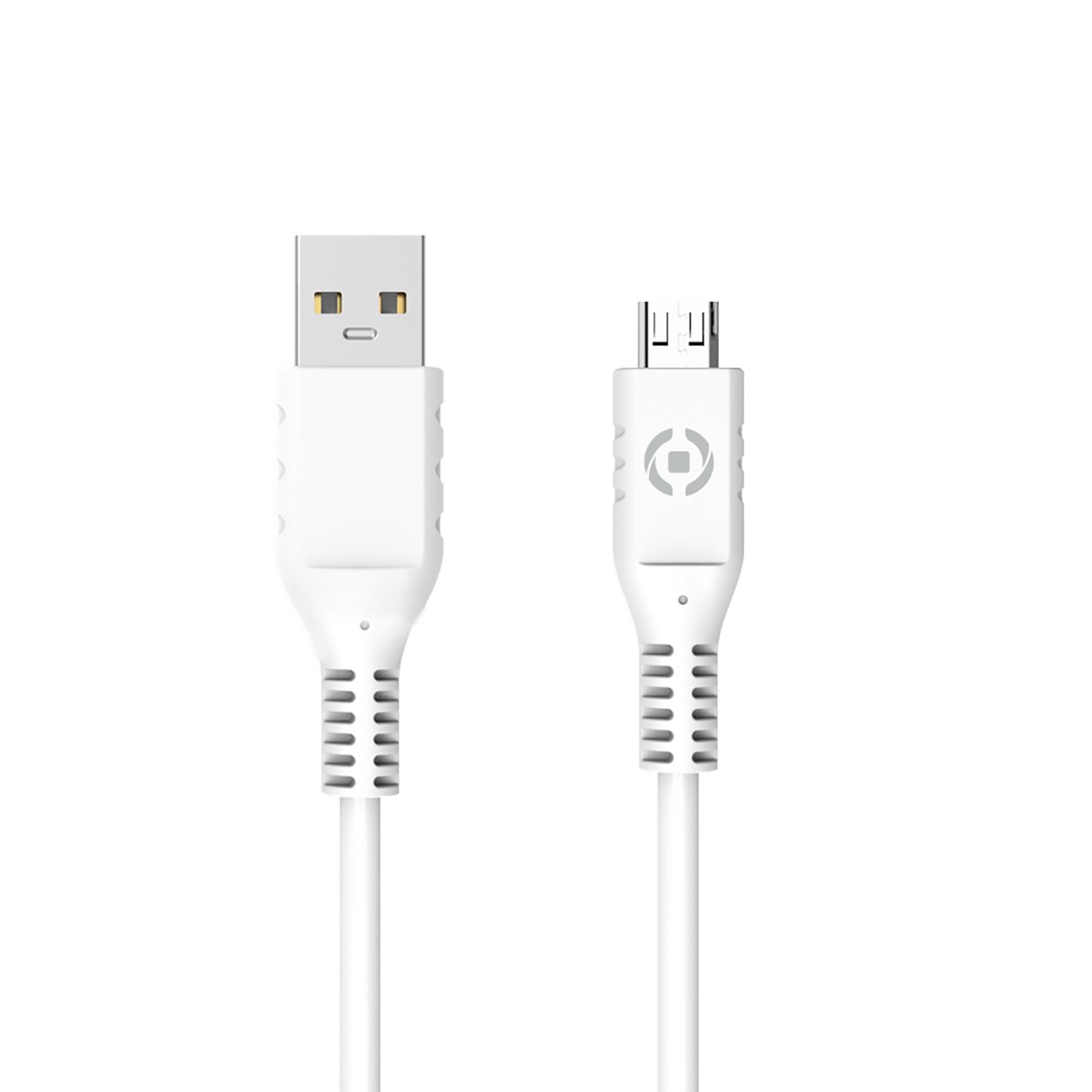 Rtg 1m Cable Usb Micro White Celly Rtgusbmicrowh 8021735196228