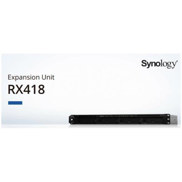 Rx418 1u 4bay Expansion Unit Synology Nas Rm Rx418 4711174722983
