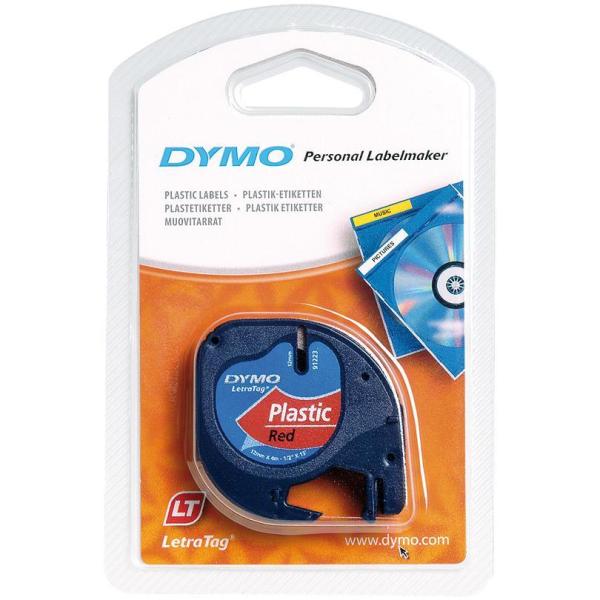 Imballo in acciaio con nastro dymo letratag plastica 12mmx4m, colore rossobrand DYMORisorsione per marche a fuoco 5411313912037 | initpc.it