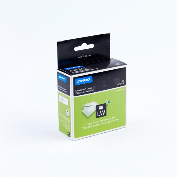 Etich Labelwrit 25x54mm Bianco Dymo S0722520a 5411313113526