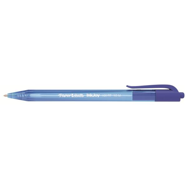 Penna sféra con inchiostro blu, marchio Paper Mate, modello InkJoy 100 RT 3501170957042 | initpc.it