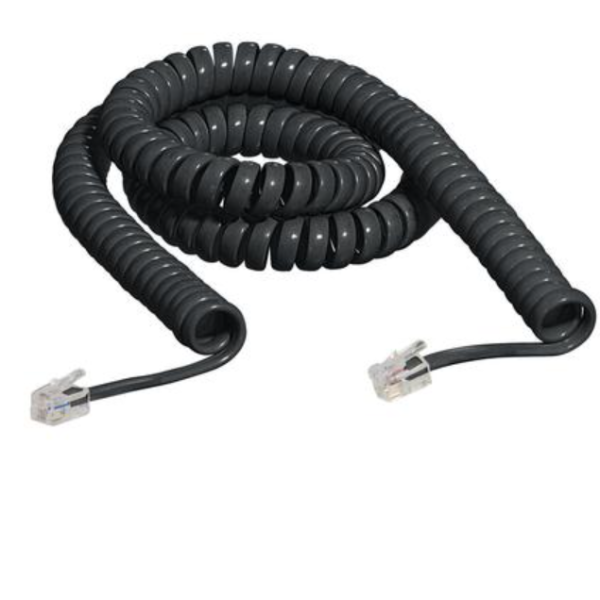 Kit di cavo spirale con due connettori a 4/4 poli, lunghezza totale 10m e con estremità di collegamento. 8012199419770 | initpc.it