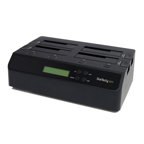 Dock per hard disk esterno, compatibile con 4 dischi rigidi, ingresso ESATA e USB 3.0, da utilizzare con sistemi Windows 0065030843881 | initpc.it