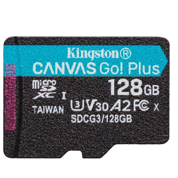 128gb Microsdxc Canvas Go Plus Kingston Sdcg3 128gbsp 740617301243