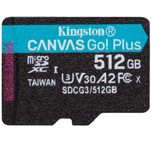512gb Microsdxc Canvas Go Plus Kingston Sdcg3 512gbsp 740617301380