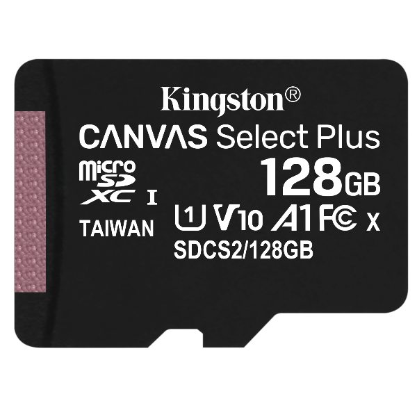 128gb Micsd Canvaselectplus Kingston Sdcs2 128gbsp 740617299076