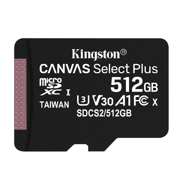 512gb Micsdxc Canvas Select Plus Kingston Sdcs2 512gbsp 740617299250