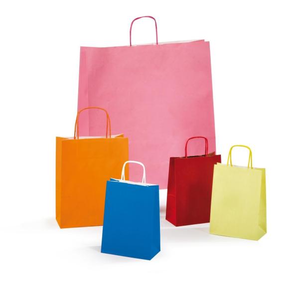 Sacco di stoccaggio per sacchetti da regalo in kraft, colori chiari, dimensione 36x12x41 cm, confezione da 25 pezzi, marca Rex-Sadoch Allegra 8006715045291 | initpc.it