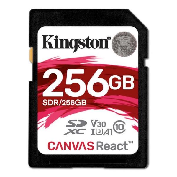 256gb Sdxc Canvas React Kingston Digital Media Product Sdr 256gb 740617275933