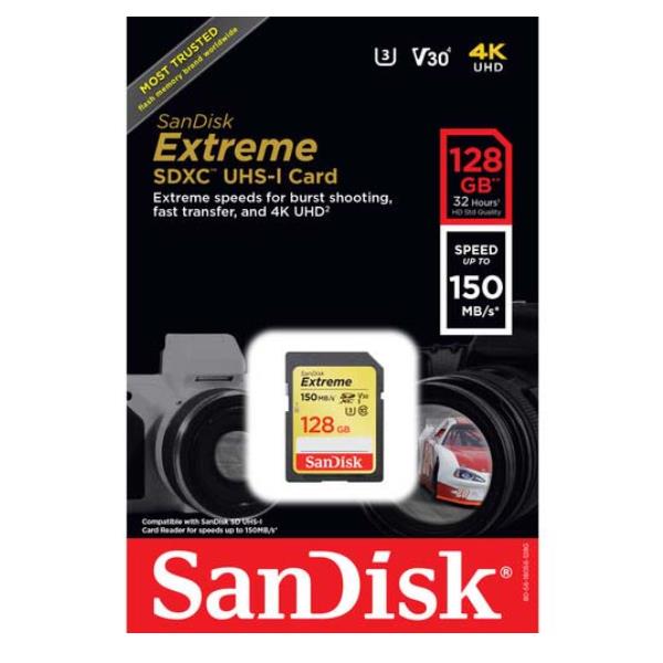 Extreme 128gb Sandisk Sdsdxv5 128g Gncin 619659170622