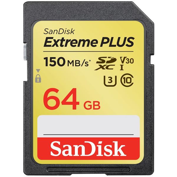 Secure Digital Extreme Plus 64gb Sandisk Sdsdxw6 064g Gncin 619659170523