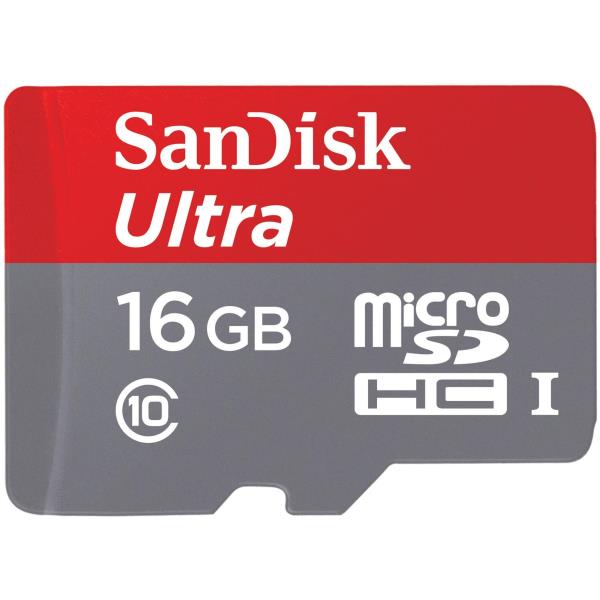 Micro Sdhc 16gb Sd Adapter Sandisk Sdsquar 016g Gn6ma 619659161347