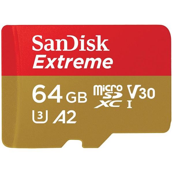 Micro Sdxc Extreme 64gb Action Sandisk Sdsqxa2 064g Gn6aa 619659170738