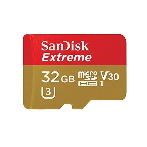 Micro Sd Extreme Hc 32gb Action Sandisk Sdsqxaf 032g Gn6aa 619659155100